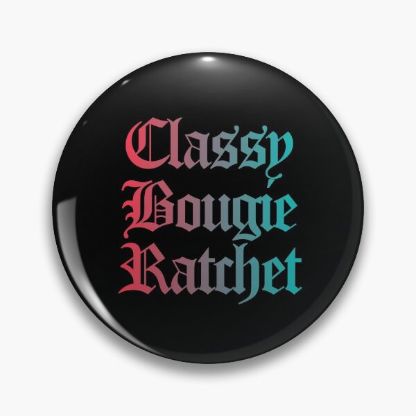 Item preview, Classy Bougie Ratchet quote Old English font blue red designed and sold by everything4eva.
