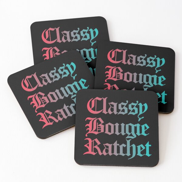 Item preview, Classy Bougie Ratchet quote Old English font blue red designed and sold by everything4eva.