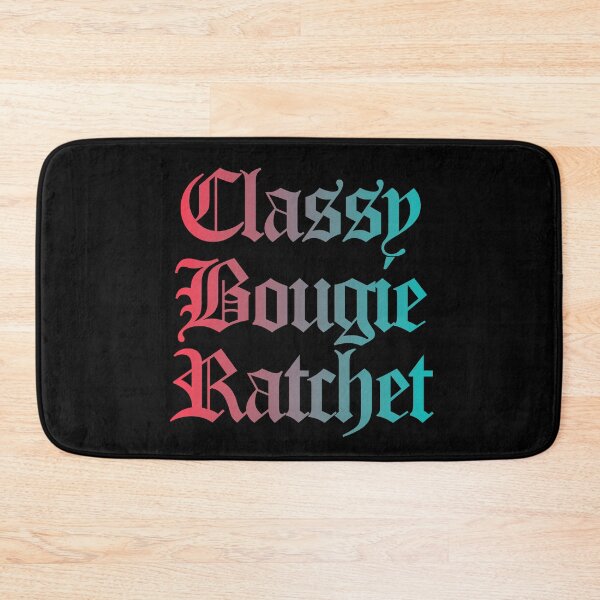 Item preview, Classy Bougie Ratchet quote Old English font blue red designed and sold by everything4eva.