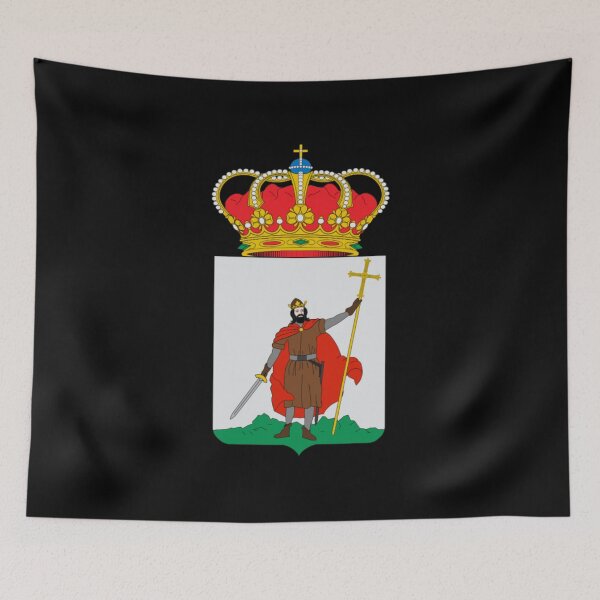 Item preview, gijon flag coat of arms designed and sold by mikoala50.
