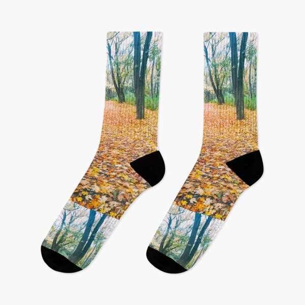 Item preview, Autumn forest, fall, natural background  designed and sold by helenkaiy.