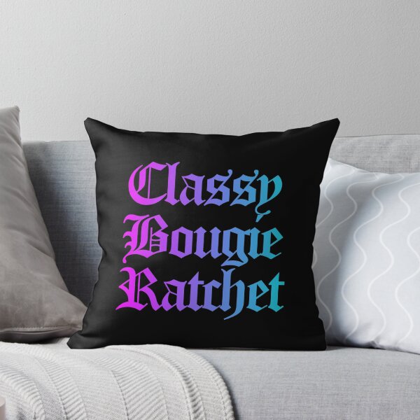 Item preview, Classy Bougie Ratchet quote Old English font blue purple designed and sold by everything4eva.