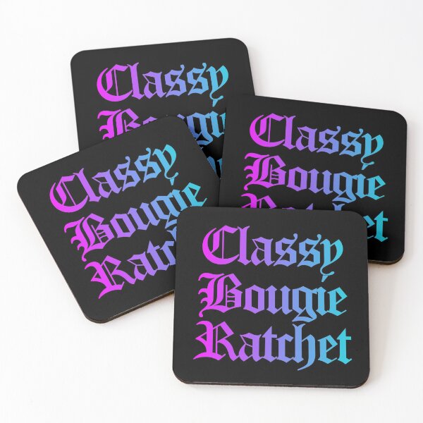 Item preview, Classy Bougie Ratchet quote Old English font blue purple designed and sold by everything4eva.