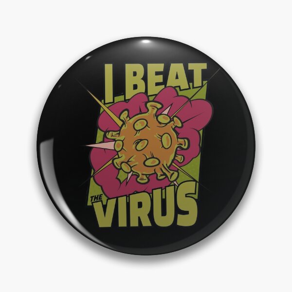 Item preview, I Beat The Virus Vaccine Germaphobe Anti-Virus Vaccinated Gear designed and sold by DynamicDesign.