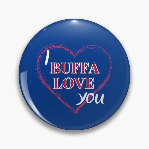 Item preview, I Buffa Love You, Valentine Football, Heart Buffalo designed and sold by PollyDesign.