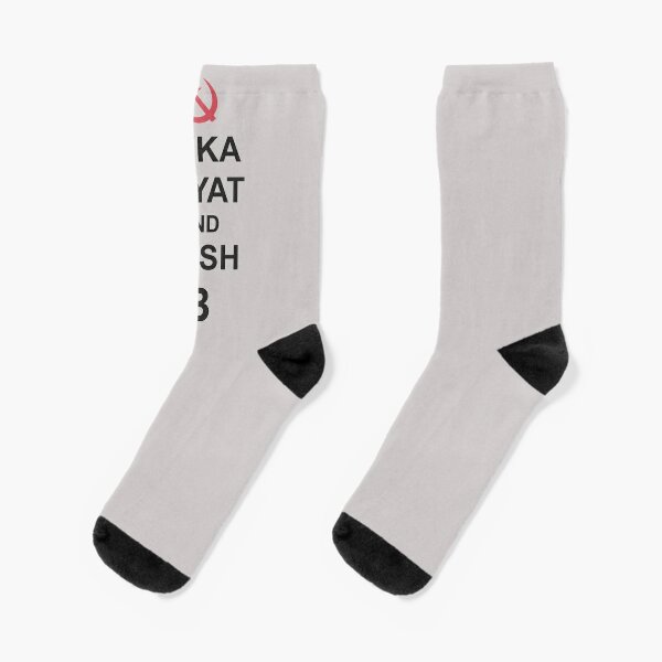 Cyka Blyat Socks Redbubble - rush b roblox id