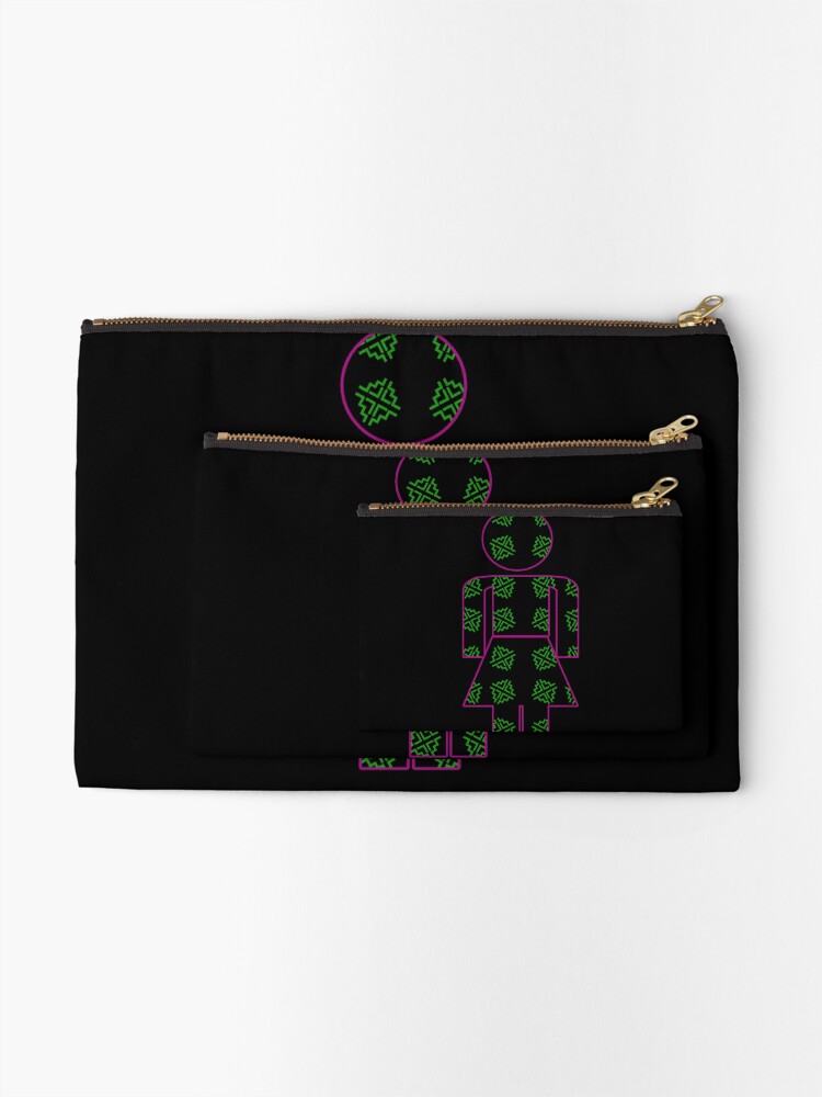 Thumbnail 2 of 4, Zipper Pouch, Hmong Women Pattern designed and sold by HmongDesignsByM.