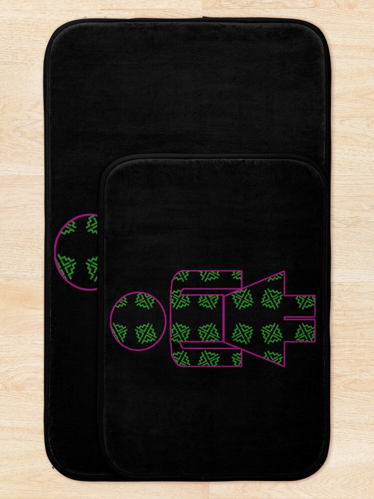 Thumbnail 5 of 6, Bath Mat, Hmong Women Pattern designed and sold by HmongDesignsByM.