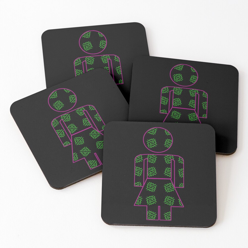 Item preview, Coasters (Set of 4) designed and sold by HmongDesignsByM.