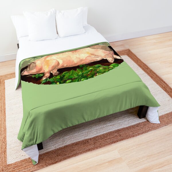 A Beautiful Pig Comforter