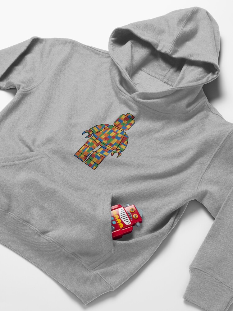 Alternate view of LegoLove Building Blocks Kids Pullover Hoodie