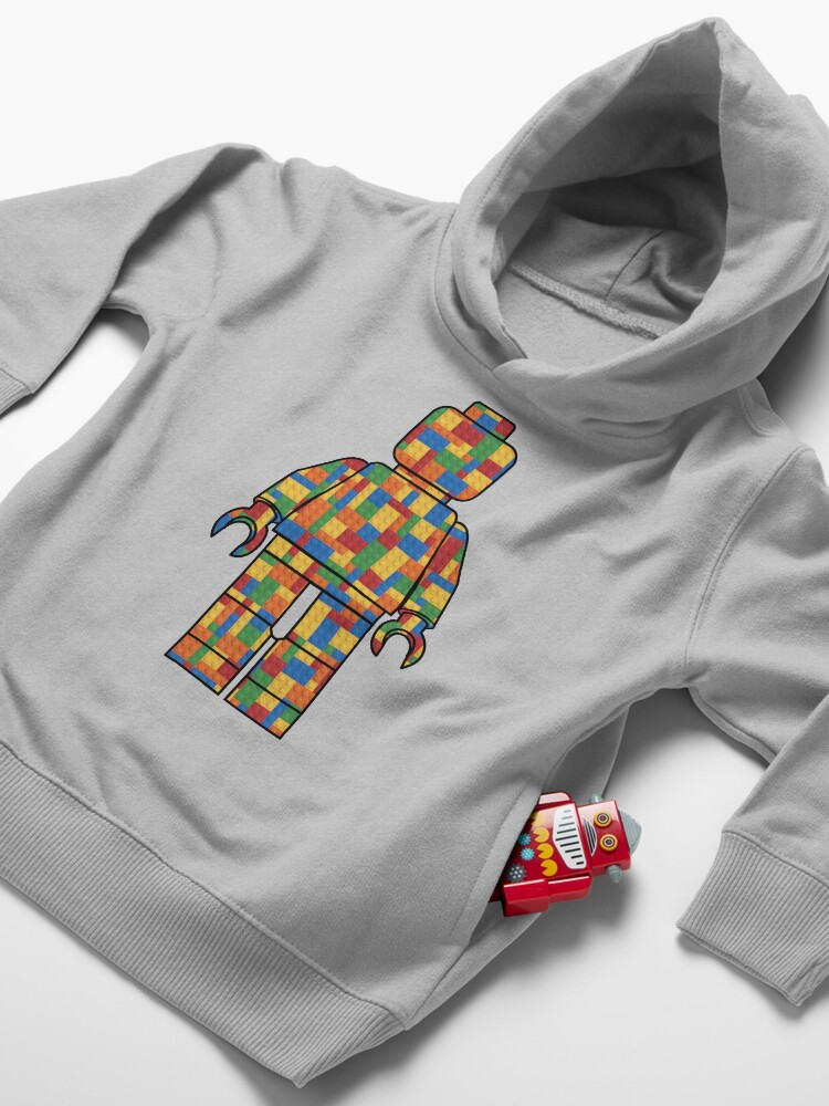 Alternate view of LegoLove Building Blocks Toddler Pullover Hoodie