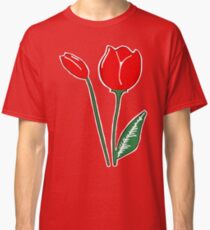 Red Tulips Classic T-Shirt