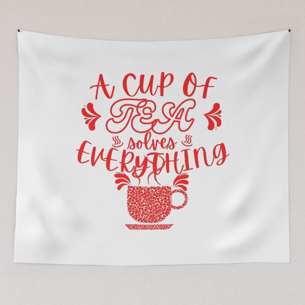 Item preview, A Cup Of Tea Solves Everything designed and sold by Vibing-Right.