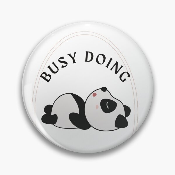 Item preview, Busy Doing Nothing Panda designed and sold by Skaters.