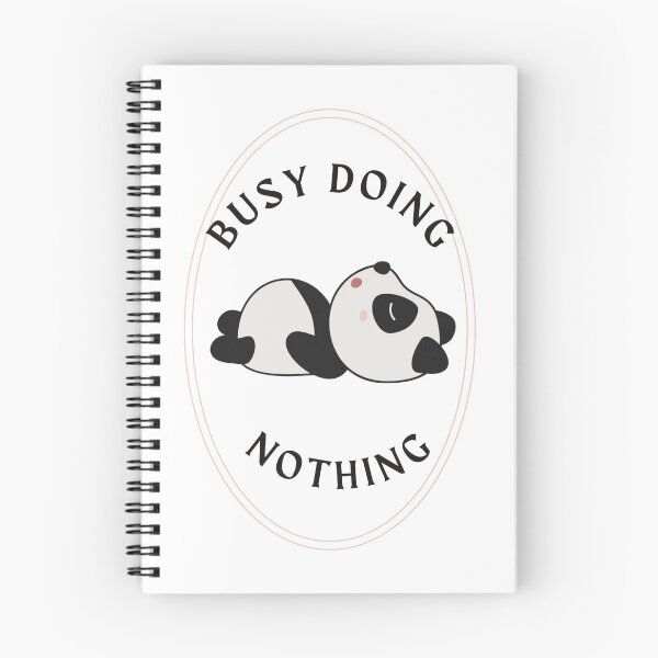 Item preview, Busy Doing Nothing Panda designed and sold by Skaters.