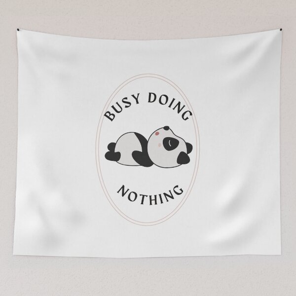Item preview, Busy Doing Nothing Panda designed and sold by Skaters.