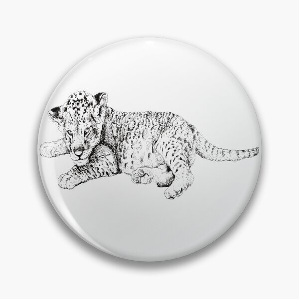 Item preview, strokes puppy tiger - animals, drawing designed and sold by TshirtFuchs.