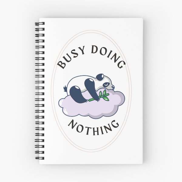 Item preview, Busy Doing Nothing Panda designed and sold by Skaters.