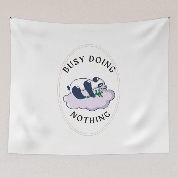 Item preview, Busy Doing Nothing Panda designed and sold by Skaters.