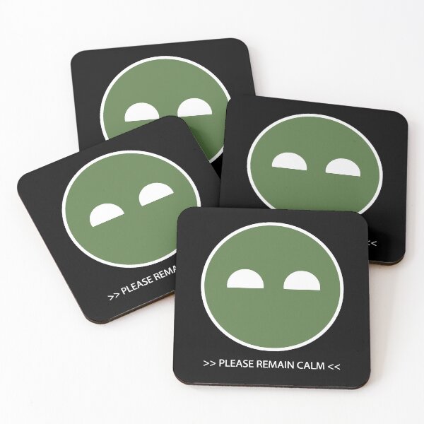 Halo Superinted Calm Coasters (Set of 4)