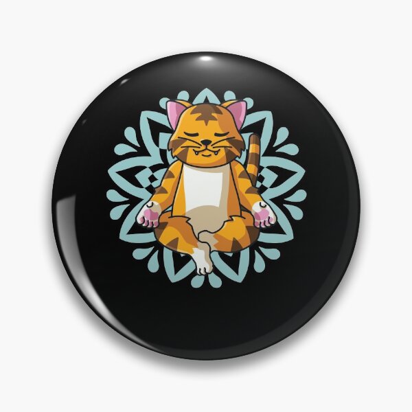Item preview, Tabby Cat Yoga Mandala Spiritual yoga women designed and sold by 123428094.