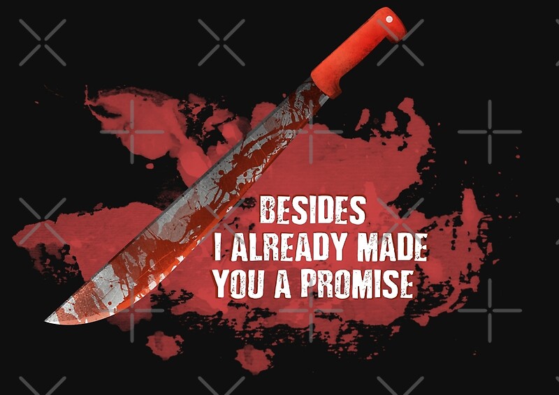 "The Red Handle Machete AMC The Walking Dead Rick Grimes" by