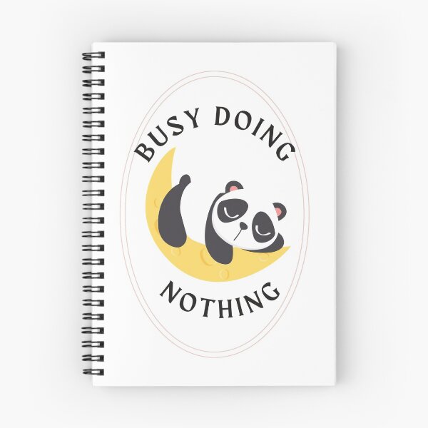 Item preview, Busy Doing Nothing Panda designed and sold by Skaters.