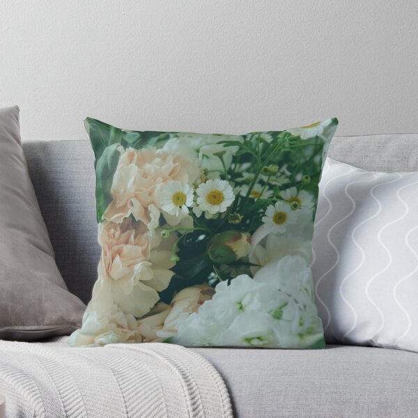 Item preview, Spring flowers pillow designed and sold by Saratahirb.