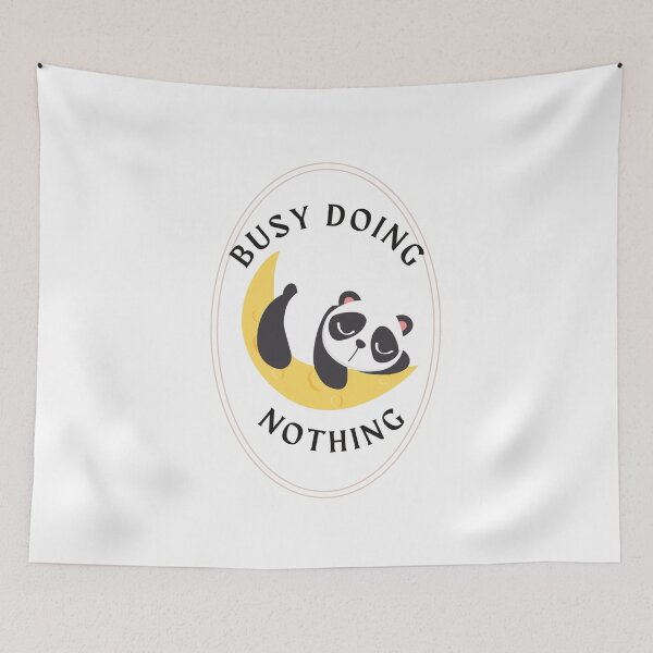 Item preview, Busy Doing Nothing Panda designed and sold by Skaters.