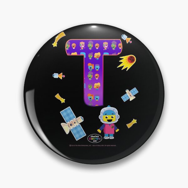Item preview, Charlie's Colorforms City Initial T in Purple designed and sold by PacificStreams.