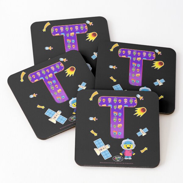 Item preview, Charlie's Colorforms City Initial T in Purple designed and sold by PacificStreams.