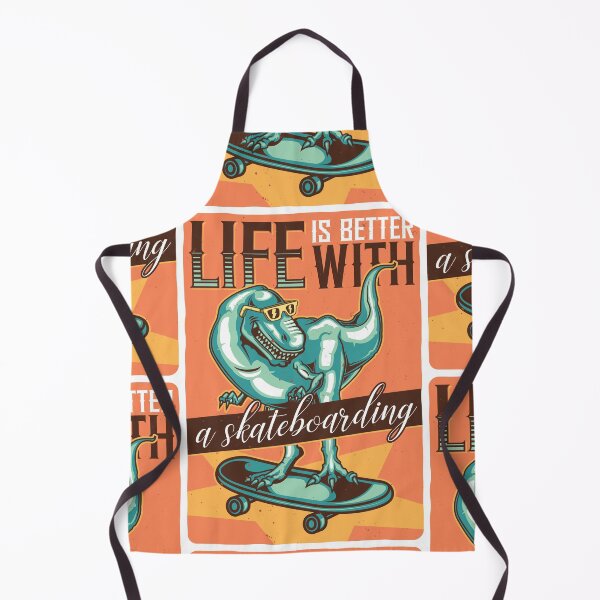 Item preview, dinosaurs having a party - Life is better skateboarding designed and sold by Long Exposure.
