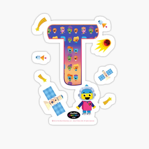 Item preview, Charlie's Colorforms City Initial T designed and sold by PacificStreams.