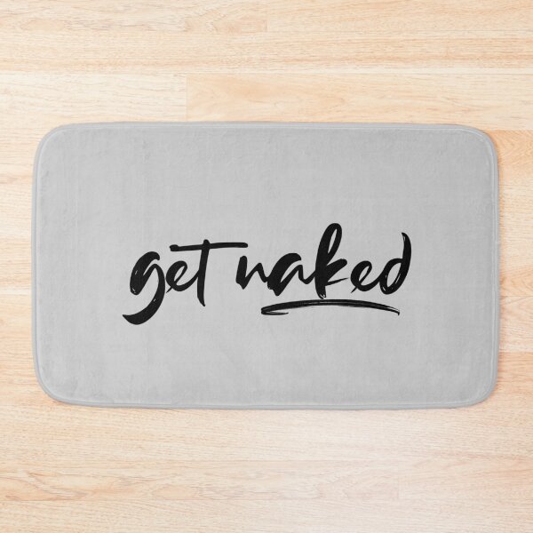 Item preview, Get Naked Funny Bathroom Graphic designed and sold by Flip & Flop.