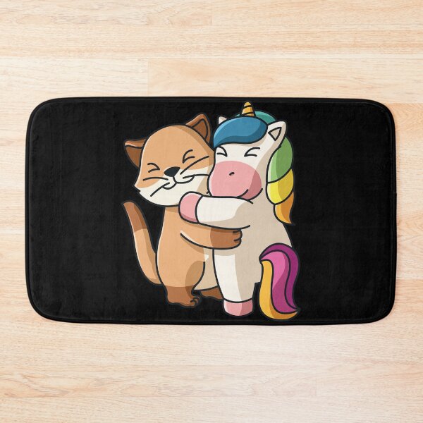 Item preview, Unicorn and Cat cute Hug Cuddle Animals designed and sold by 123428094.