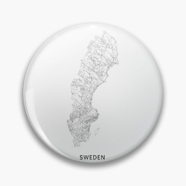 Item preview, Sweden Map, Art Print By LandSartprints designed and sold by LandSartprints.