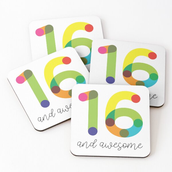 Item preview, 16 and Awesome! designed and sold by VicEllisArt.