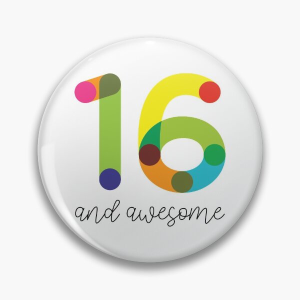 Item preview, 16 and Awesome! designed and sold by VicEllisArt.