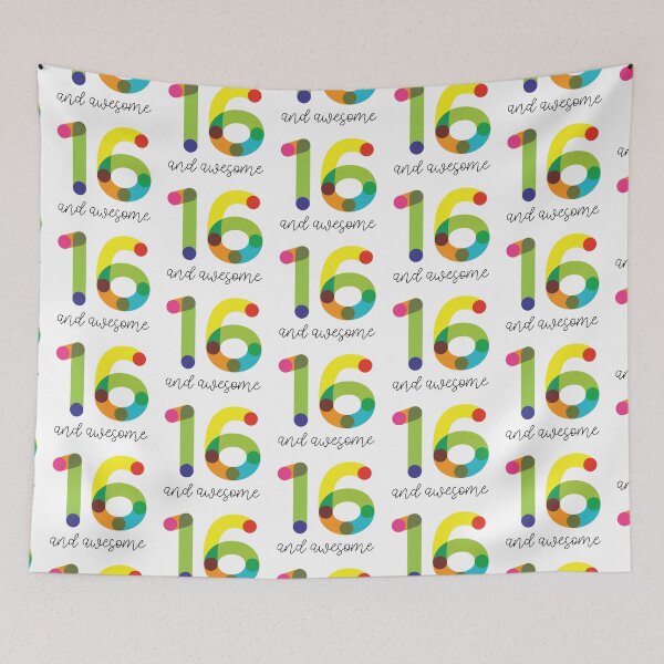 Item preview, 16 and Awesome! designed and sold by VicEllisArt.