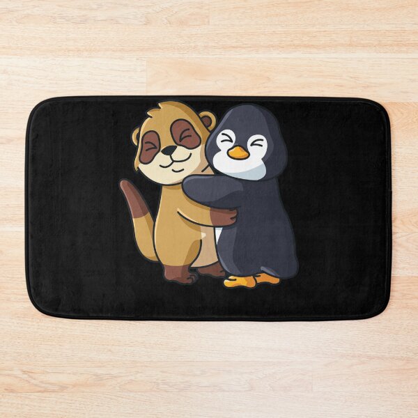 Item preview, Meerkat and Penguin cute Hug Cuddle Animals designed and sold by 123428094.