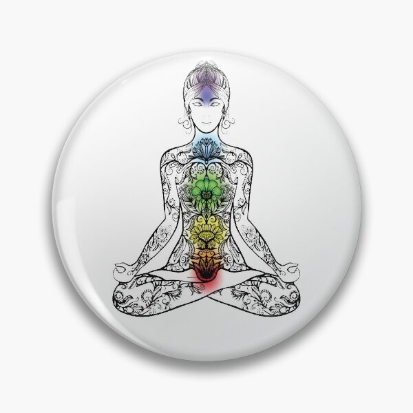 Item preview, yoga 7 chakra points designed and sold by TshirtFuchs.