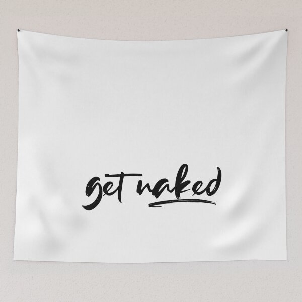 Item preview, Get Naked Funny Bathroom Graphic designed and sold by Flip & Flop.