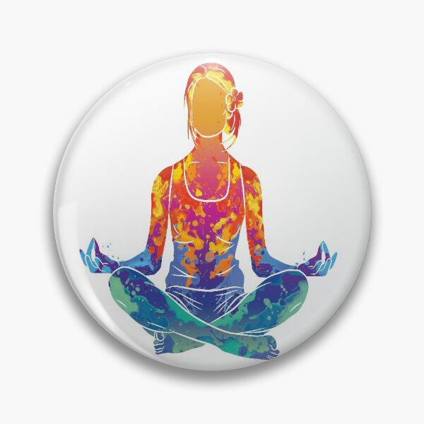 Item preview, yoga colorful figure designed and sold by TshirtFuchs.
