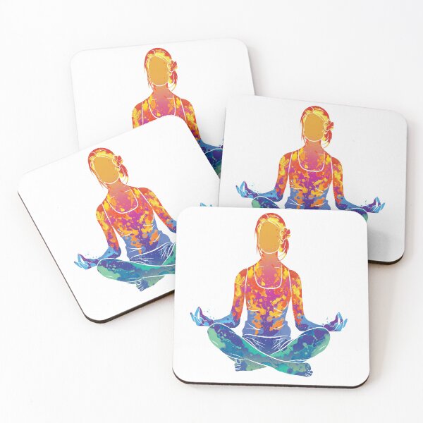 Item preview, yoga colorful figure designed and sold by TshirtFuchs.