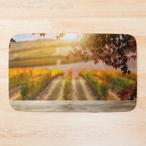 Item preview, Wood Table With Blur Background And Sunset Landscape designed and sold by JTS STORE.