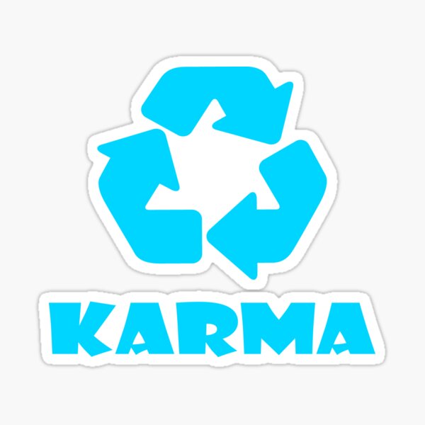 Keep Your Karma Clean Recycle Motivational Stock Vector (Royalty Free)  1454815661