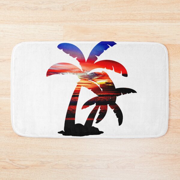 Item preview, cool summer sunset tropical palm tree designed and sold by meh4u2.