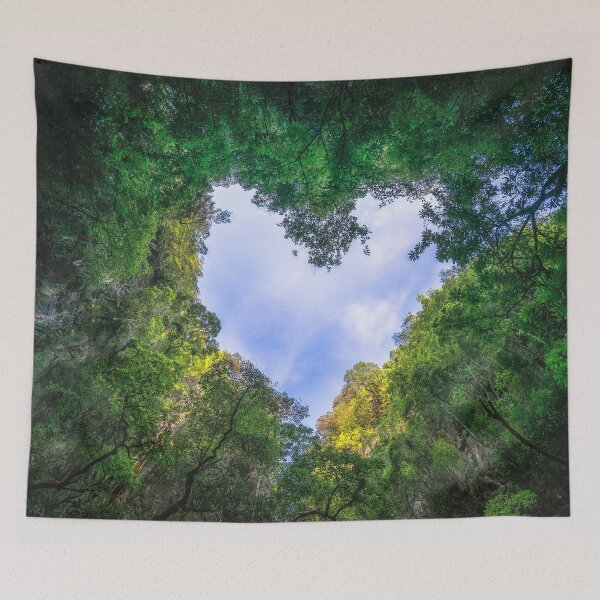 Item preview, Heart Shaped Forest Tree Landscape designed and sold by JTS STORE.