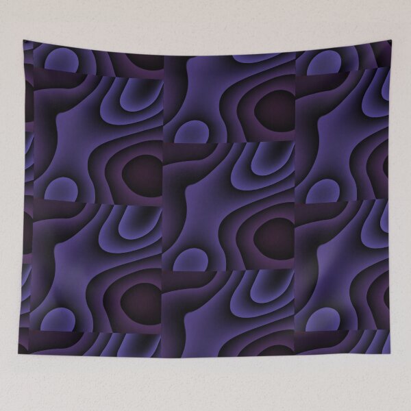 Item preview, Abtract purple waves designed and sold by Trish Hart.